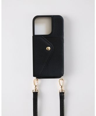 Mon Purse - Cross Body Phone Case iPhone 15 Pro Max - Tech Accessories (Black) Cross Body Phone Case iPhone 15 Pro Max