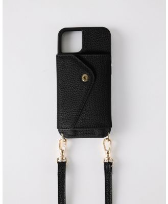 Mon Purse - Cross Body Phone Case iPhone 15 Pro - Tech Accessories (Black) Cross Body Phone Case iPhone 15 Pro