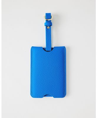 Mon Purse - Leather Luggage Tag - Bags (Cobalt) Leather Luggage Tag