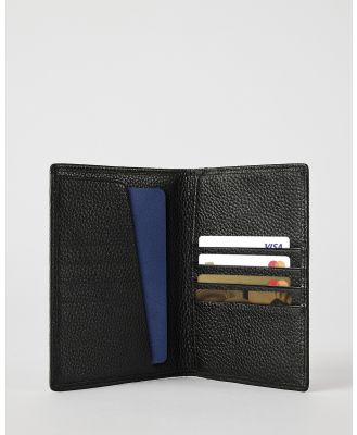 Mon Purse - Luxe Leather Passport Wallet - Bags (Black) Luxe Leather Passport Wallet