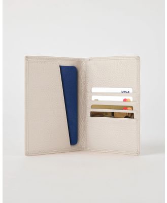 Mon Purse - Luxe Leather Passport Wallet - Bags (Off White) Luxe Leather Passport Wallet