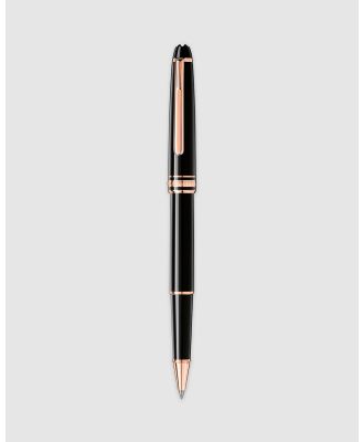 Montblanc - Meisterstück Rose Gold Coated Classique Rollerball Pen - All Stationery (Red & Gold) Meisterstück Rose Gold-Coated Classique Rollerball Pen