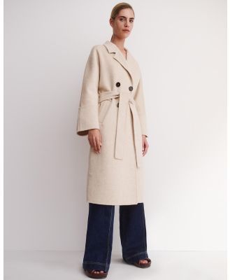 Morrison - Miri Wool Blend Coat - Coats & Jackets (Nougat) Miri Wool Blend Coat