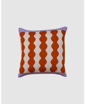 Mosey Me - Totem Knitted Cushion - Home (Rust) Totem Knitted Cushion