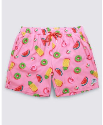 Mosmann - Ahoy   Swim Shorts - Swimwear (Pink) Ahoy - Swim Shorts