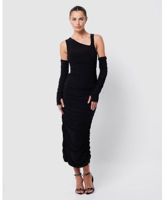 Mossman - Defy Midi Dress - Dresses (Black) Defy Midi Dress