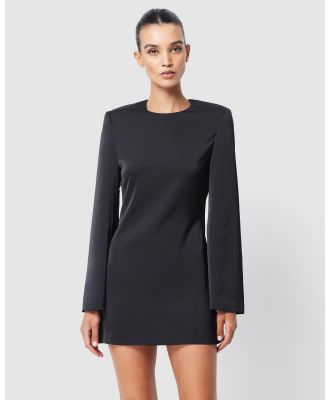 Mossman - Oxford Mini Dress - Dresses (Black) Oxford Mini Dress
