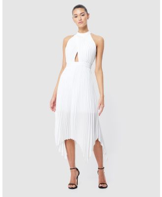 Mossman - Rapture Midi Dress   ICONIC EXCLUSIVE - Dresses (White) Rapture Midi Dress - ICONIC EXCLUSIVE