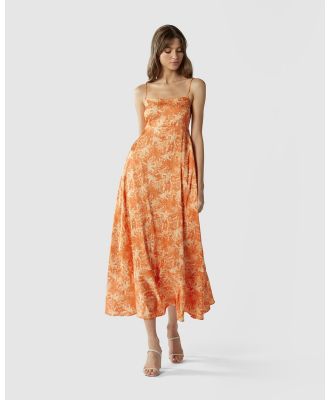 MVN - Luna Soleil Dress - Printed Dresses (Orange) Luna Soleil Dress