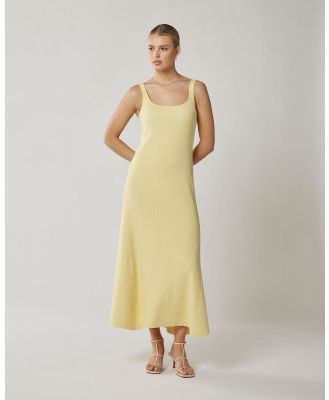 MVN - Malibu Knit Dress - Dresses (Lemon) Malibu Knit Dress