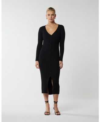 MVN - Solatium Knit Dress - Bodycon Dresses (Black) Solatium Knit Dress
