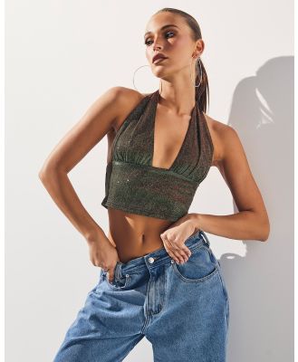 Nakedvice - The Cindy Top Green - Cropped tops (Green) The Cindy Top Green