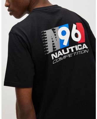 NAUTICA - Bracken T Shirt - T-Shirts & Singlets (Black) Bracken T-Shirt