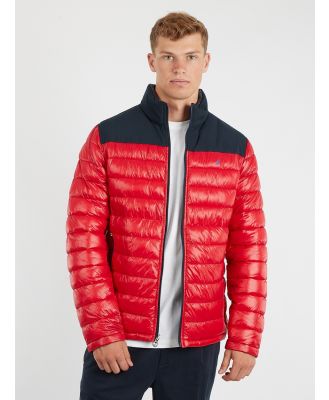 NAUTICA - Copper Reversible Quilted Jacket - Coats & Jackets (RED) Copper Reversible Quilted Jacket