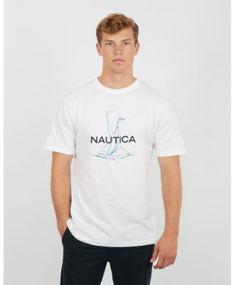 NAUTICA - J Class Collection Archie Tee - Short Sleeve T-Shirts (WHITE) J Class Collection Archie Tee