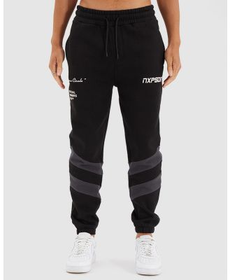 Nena & Pasadena - Repetition Heavy Trackpants - Track Pants (Anthracite Black) Repetition Heavy Trackpants