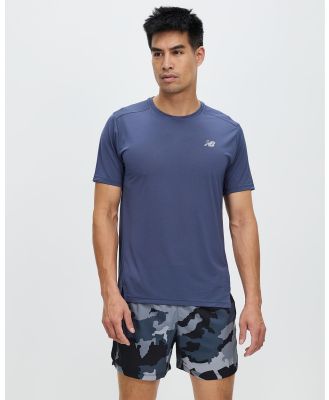 New Balance - Accelerate Short Sleeve - T-Shirts & Singlets (Grey) Accelerate Short Sleeve