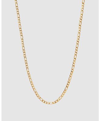 Nialaya Jewellery - Men's Figaro Chain - Jewellery (Gold) Men's Figaro Chain