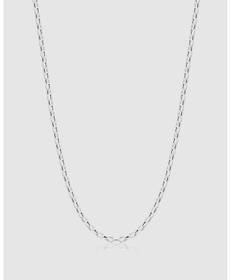 Nialaya Jewellery - Sterling Silver Thin Cable Chain - Jewellery (Silver) Sterling Silver Thin Cable Chain