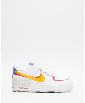 Nike - Af1 Shadow   Women's - Lifestyle Sneakers (White, Sundial, Siren Red, Photon Dust & Light Ultramarine) Af1 Shadow - Women's