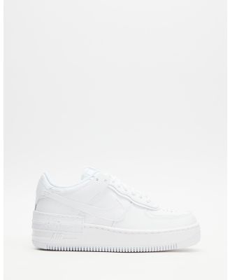 Nike - Air Force 1 Shadow   Women's - Lifestyle Sneakers (White, White & White) Air Force 1 Shadow - Women's