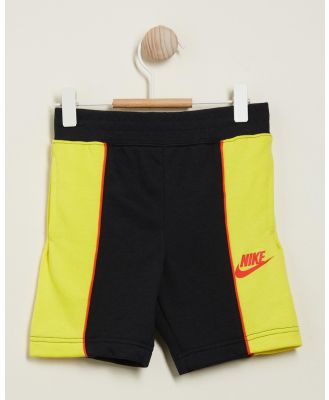 Nike - Be Real French Terry Shorts   Kids - Shorts (Black) Be Real French Terry Shorts - Kids