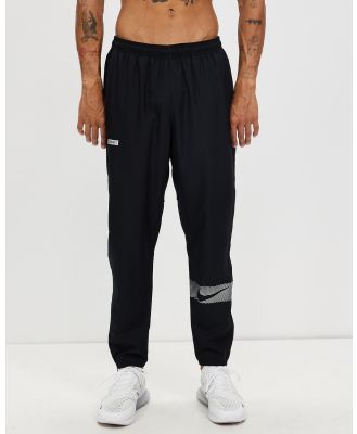 Nike - Challenger Flash Dri FIT Woven Pants - Pants (Black & Reflective Silver) Challenger Flash Dri-FIT Woven Pants