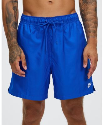 Nike - Club Flow Shorts - Shorts (Game Royal & White) Club Flow Shorts