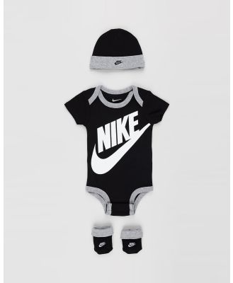 Nike - Futura Logo Boxed Set   Babies - Bodysuits (Black) Futura Logo Boxed Set - Babies