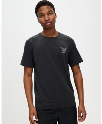 Nike - Rise 365 Running Division T Shirt - Short Sleeve T-Shirts (Black, Black & Summit White) Rise 365 Running Division T-Shirt