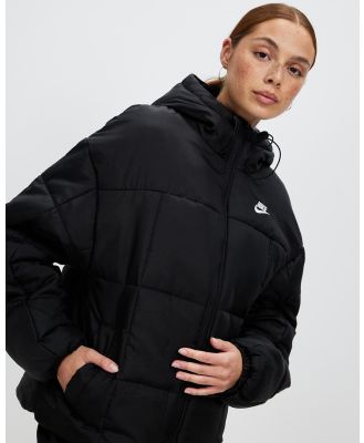 Nike - Sportswear Classic Puffer Jacket - Coats & Jackets (Black & White) Sportswear Classic Puffer Jacket