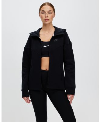 Nike - Sportswear Tech Fleece Windrunner Full Zip Hoodie - Coats & Jackets (Black) Sportswear Tech Fleece Windrunner Full-Zip Hoodie