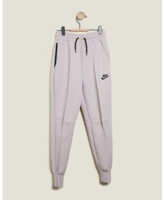 Nike - Tech Fleece Joggers   Teens - Pants (Platinum Violet, Black & Black) Tech Fleece Joggers - Teens