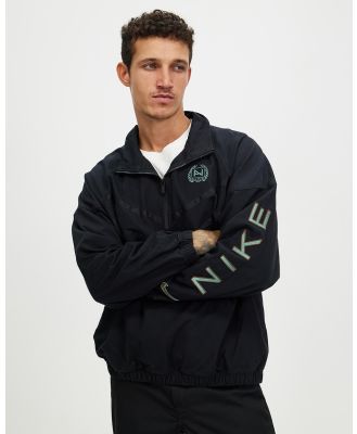 Nike - Windrunner Canvas Jacket - Coats & Jackets (Black, Bicoastal & Cacao Wow) Windrunner Canvas Jacket