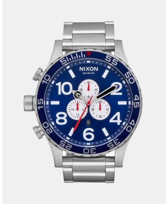 Nixon - 51 30 Chrono Watch - Watches (Navy Sunray & Silver) 51-30 Chrono Watch