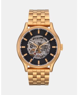 Nixon - Spectra Automatic Watch - Watches (Gold & Black) Spectra Automatic Watch