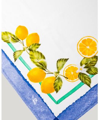 No.22 - Capri Via Limone Tablecloth - Home (Blue) Capri Via Limone Tablecloth