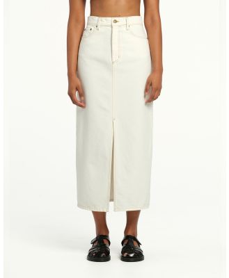 Nobody Denim - Avery Skirt - Denim skirts (White) Avery Skirt