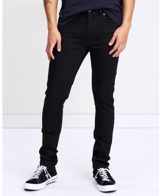 Nudie Jeans - Lean Dean Jeans - Slim (Dry Ever Black) Lean Dean Jeans