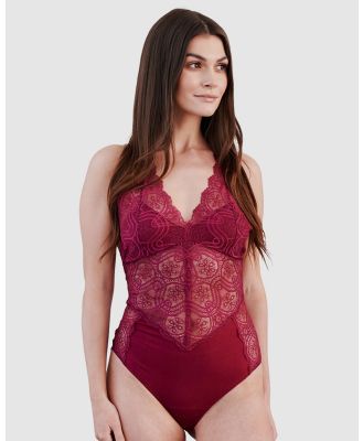 Oh!Zuza - Lace Bodysuit - Onesies (Red) Lace Bodysuit