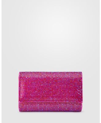 Olga Berg - Liv Crystal Clutch - Clutches (Pink) Liv Crystal Clutch