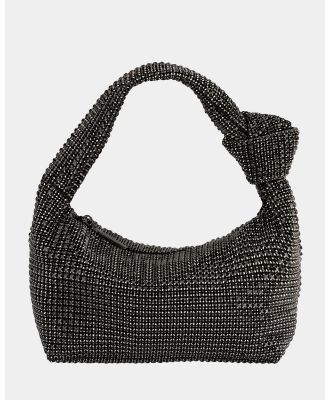 Olga Berg - Polly Crystal Shoulder Bag - Clutches (Black) Polly Crystal Shoulder Bag