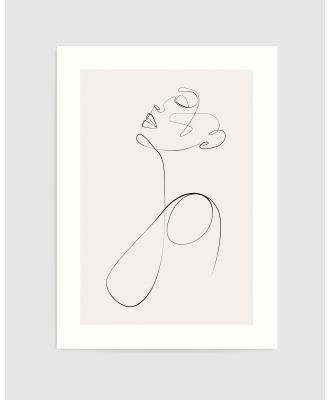 Olive et Oriel - Line Figure V Art Print - Home (Line Figure V Art Print) Line Figure V Art Print