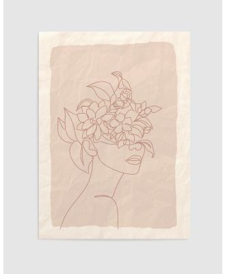Olive et Oriel - She Blooms I Art Print - Home (She Blooms I Art Print) She Blooms I Art Print