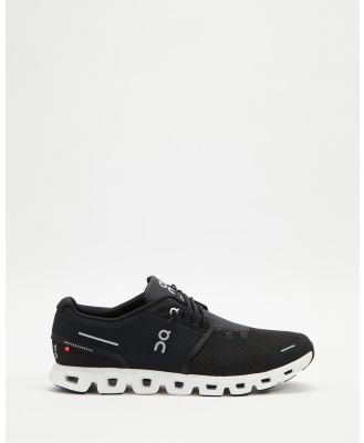 On Running - Cloud 5   Men's - Lifestyle Sneakers (Black & White) Cloud 5 - Men's