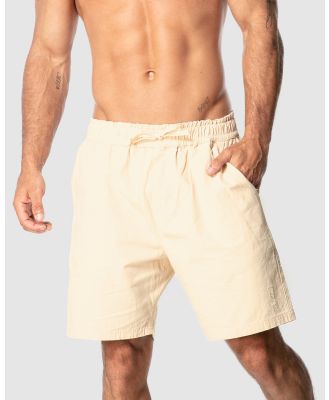 ONEBYONE - Pacific Walk Shorts - Shorts (Cream) Pacific Walk Shorts