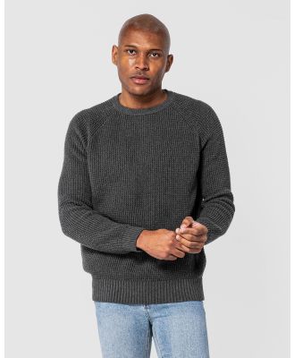 ONEBYONE - Unite Crew Neck Knit - Hoodies (Grey) Unite Crew Neck Knit