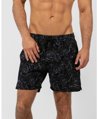 ONEBYONE - Venice Swim Shorts - Swimwear (Black) Venice Swim Shorts