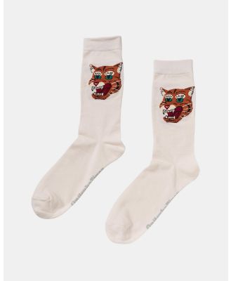 Onitsuka Tiger - Middle Socks - Underwear & Socks (Light Pink) Middle Socks