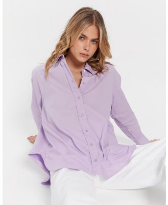 ONLY - Ane Long Sleeve Shirt - Shirts & Polos (Purple) Ane Long Sleeve Shirt